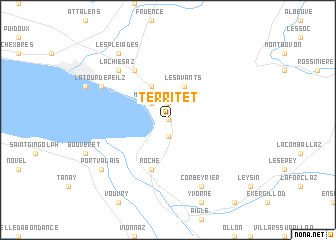 map of Territet