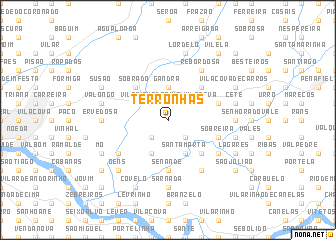 map of Terronhas