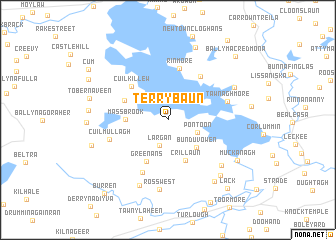map of Terrybaun