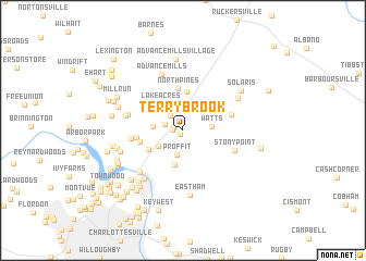 map of Terrybrook