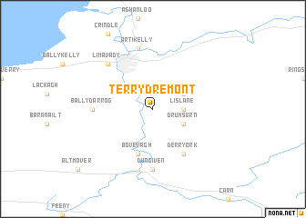 map of Terrydremont