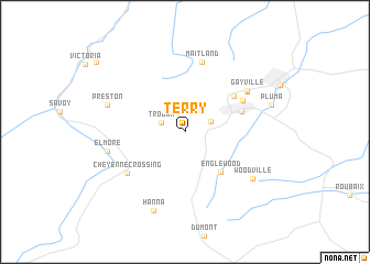 map of Terry