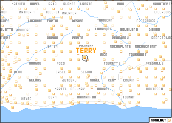 map of Terry