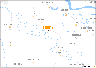 map of Terry