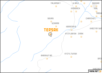 map of Tersak