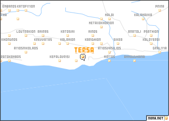 map of Térsa