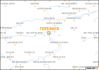 map of Tershuvo