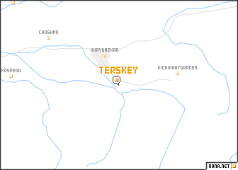 map of Terskey