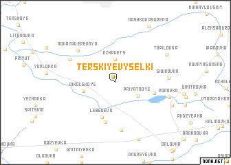 map of Terskiye Vyselki