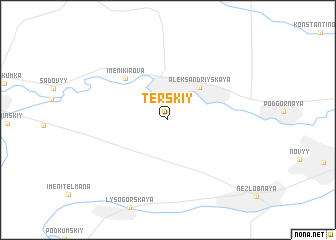 map of Terskiy