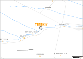 map of Terskiy