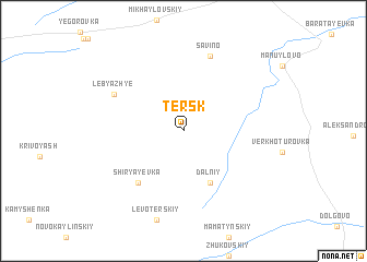 map of Tersk