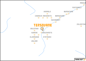 map of Tersovane