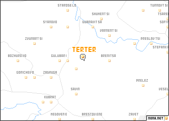 Terter (Bulgaria) map - nona.net