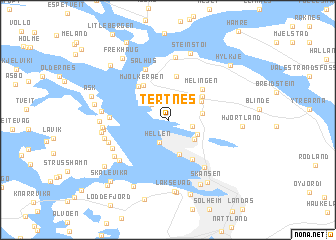 map of Tertnes