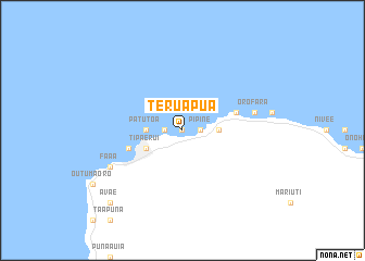 map of Te Rua Pua