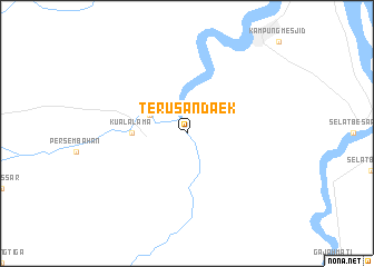 map of Terusandaek