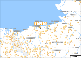 map of Terusan