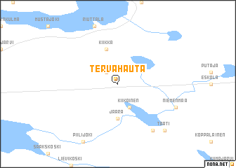 map of Tervahauta