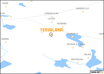 map of Tervalampi