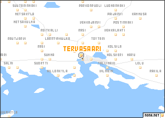 map of Tervasaari