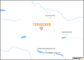 map of Tervozero