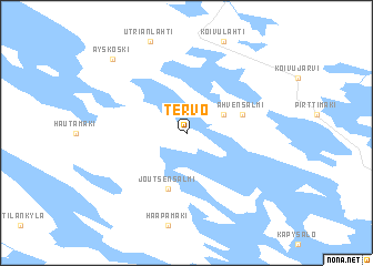 map of Tervo