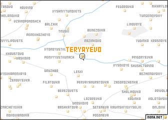 map of Teryayevo