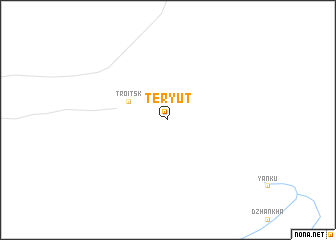 map of Tëryut\