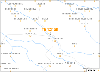 map of Terzaga