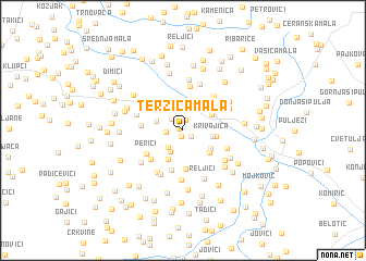 map of Terzića Mala