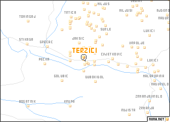 map of Terzići