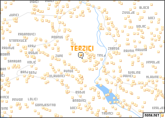 map of Terzići