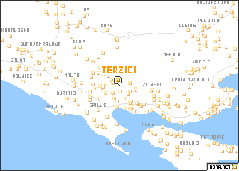 map of Terzići