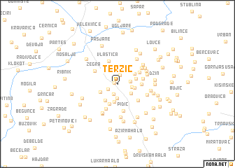 map of Terzić