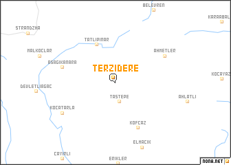 map of Terzidere