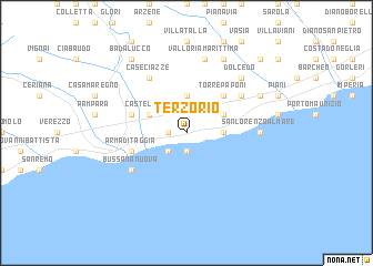 map of Terzorio