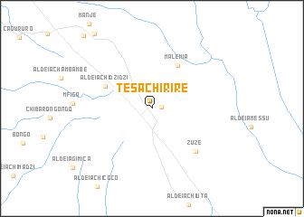 map of Tesachirire