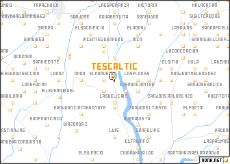 map of Tescaltic