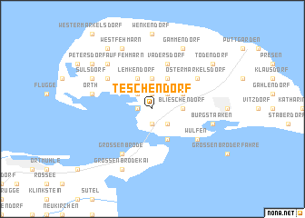 map of Teschendorf