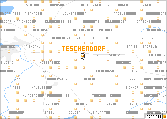 map of Teschendorf