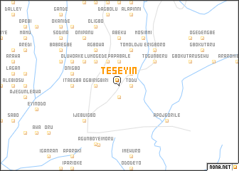 map of Teseyin