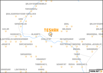 map of Tēshah