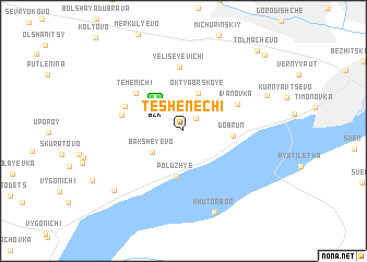 map of Teshenechi