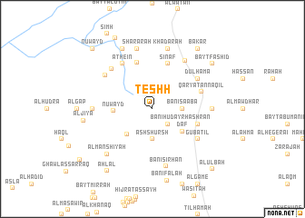 map of Teshh
