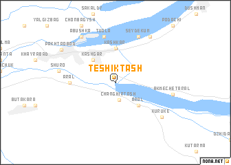 map of Teshiktash