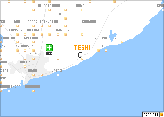 map of Teshi