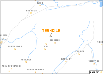 map of Tesh Kile