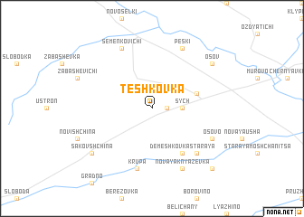 map of Teshkovka