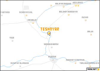 map of Teshnyar\